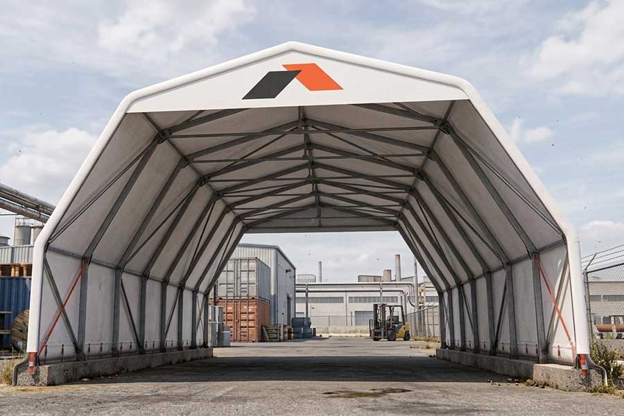 Adriabox capannone mobile acciaio PVC
